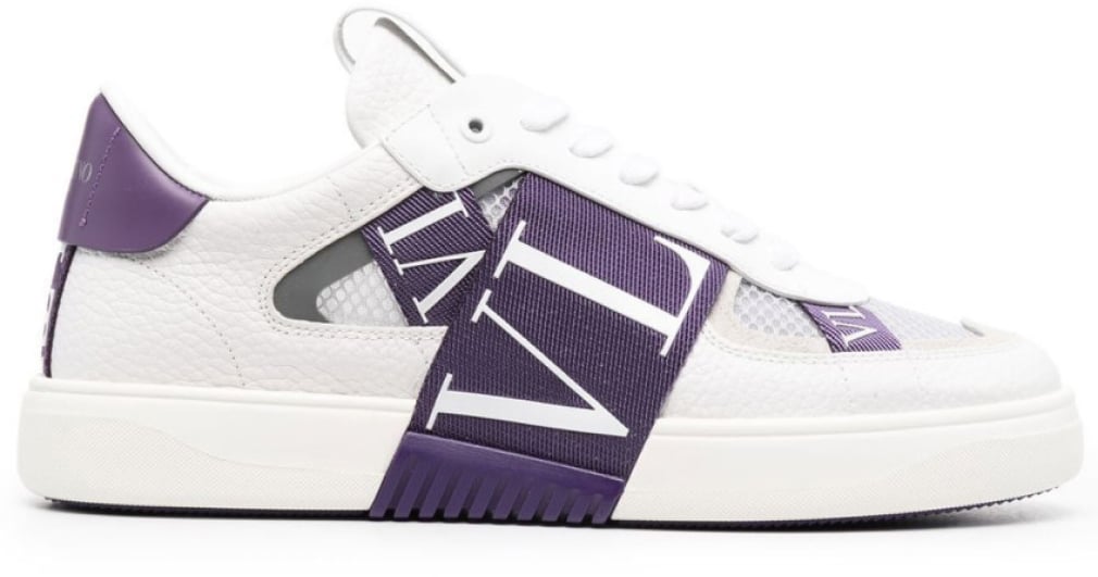 Valentino Garavani Vl7n Logo Low-top Sneakers Wit