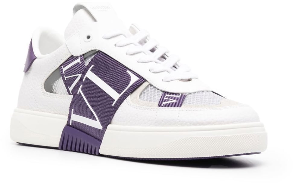 Valentino Garavani Vl7n Logo Low-top Sneakers Wit