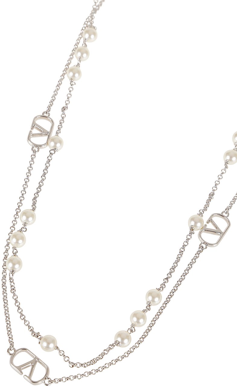 Valentino Garavani VALENTINO GARAVANI NECKLACE (L.70) Zilver