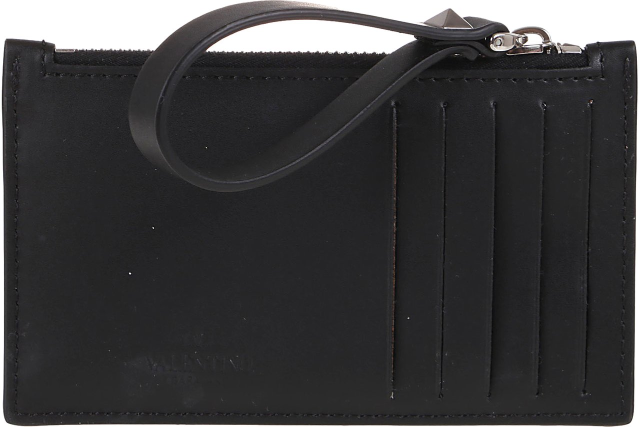 Valentino Garavani VALENTINO GARAVANI CARD HOLDER VLTN Zwart
