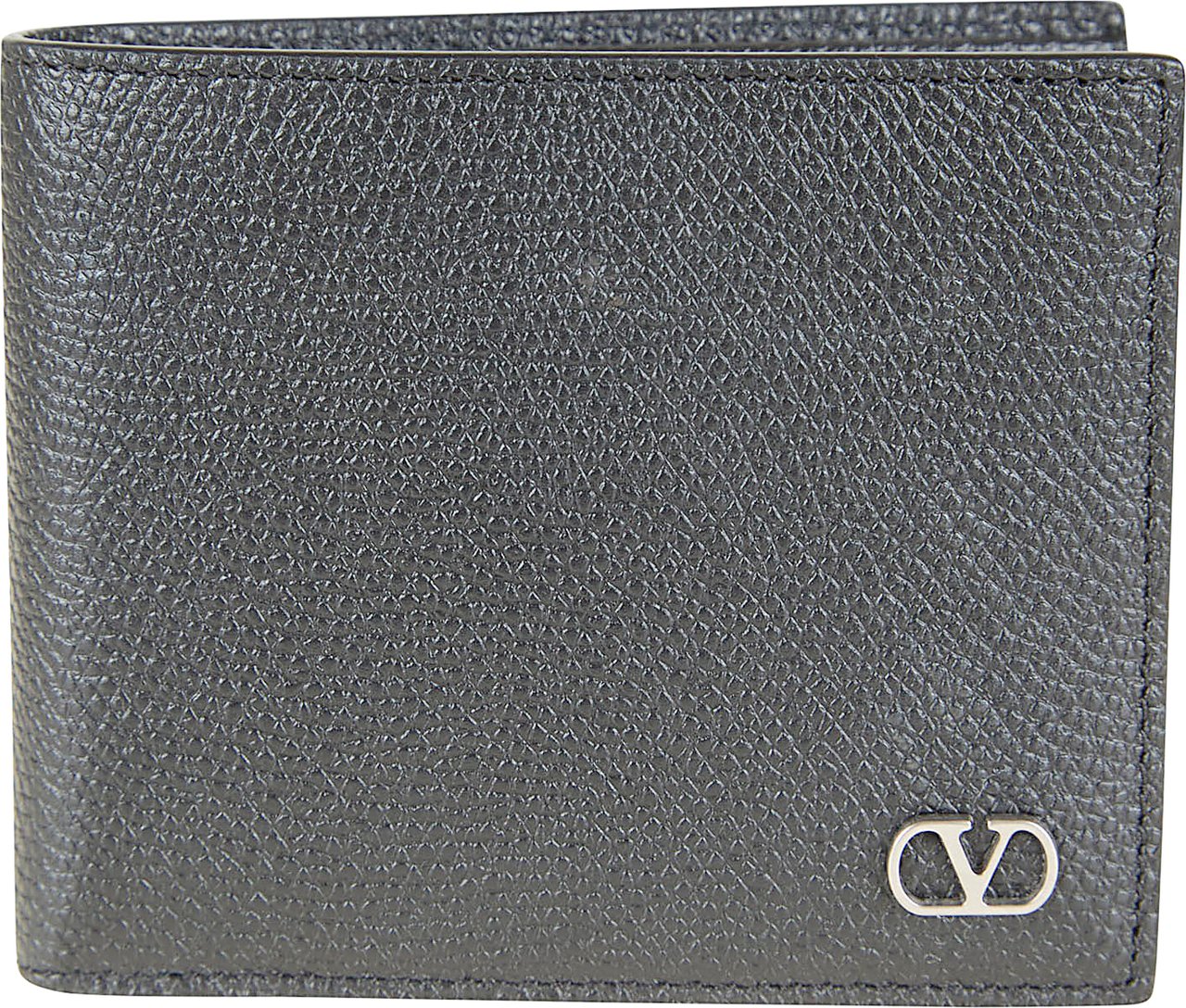 VALENTINO GARAVANI BILLFOLD WALLET ONLY CARD Zwart