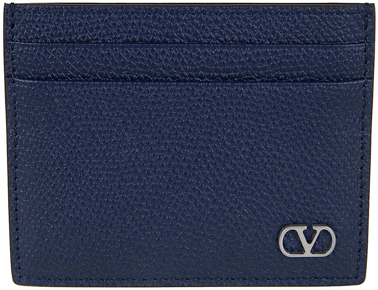 Valentino Garavani VALENTINO GARAVANI CARD HOLDER VLOGO SIGNATURE. Lichtblauw