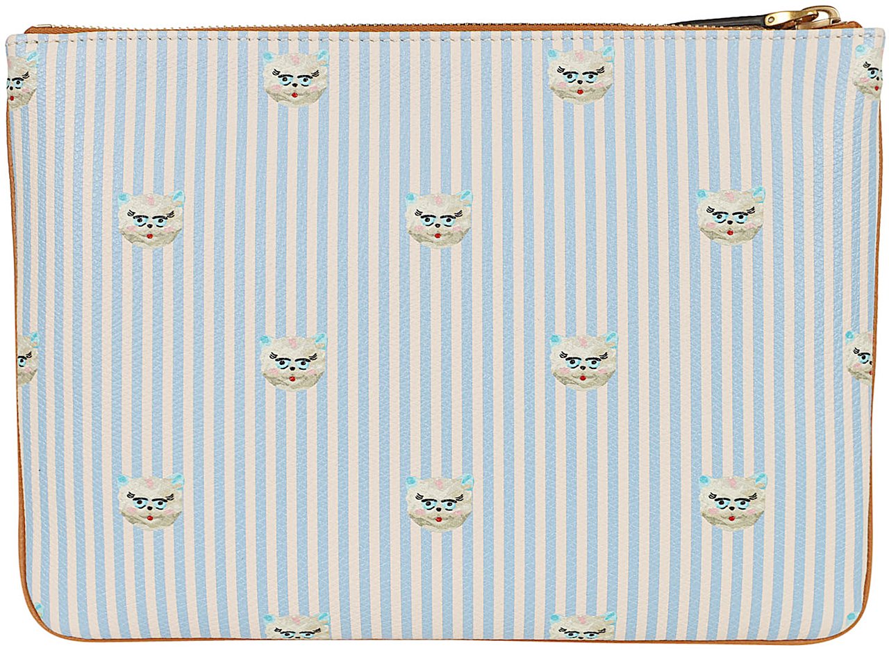 Valentino Garavani VALENTINO GARAVANI POUCH VLOGO SIGNATURE Wit