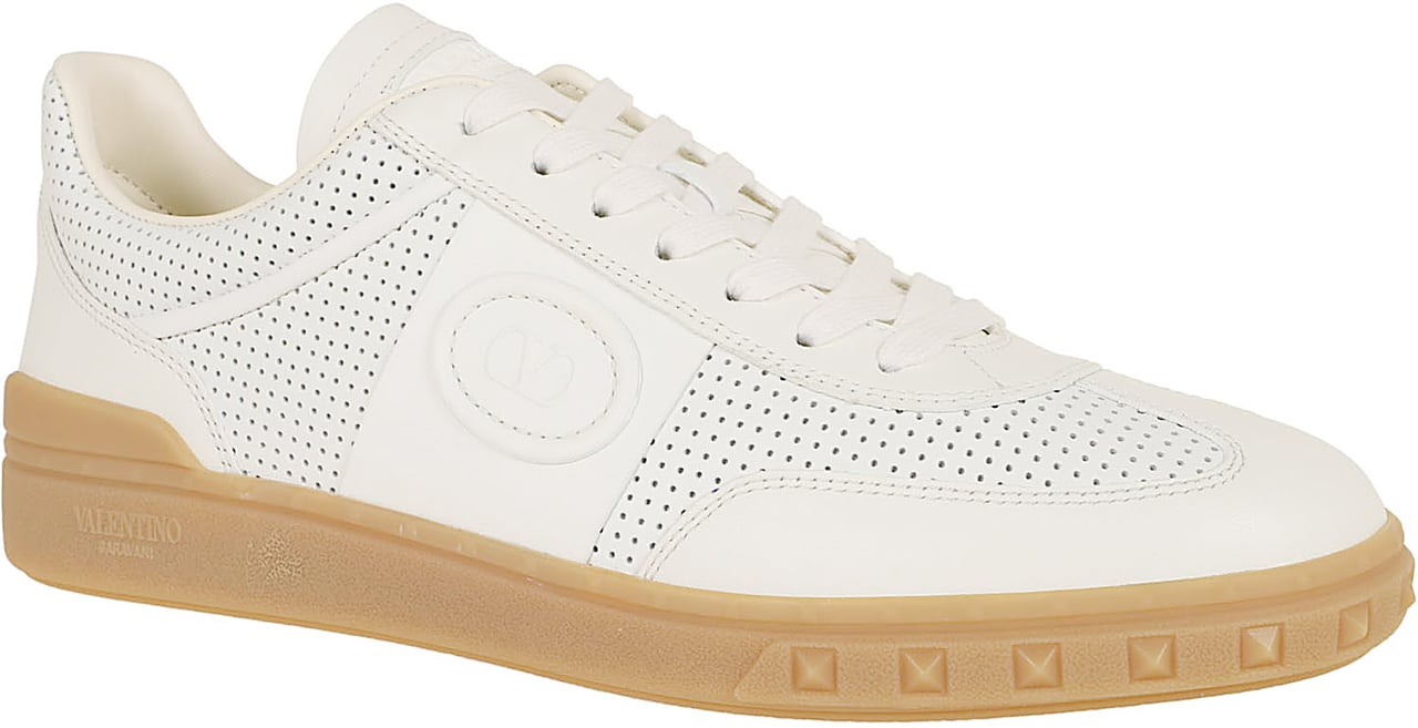 VALENTINO GARAVANI SNEAKER UPVILLAGE NAPPA TRAFORATA Wit