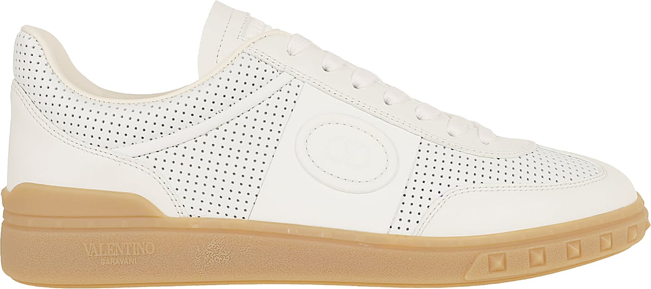 VALENTINO GARAVANI SNEAKER UPVILLAGE NAPPA TRAFORATA Wit