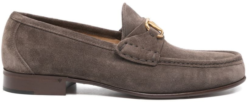 Valentino Garavani Flat Shoes Grey Grijs