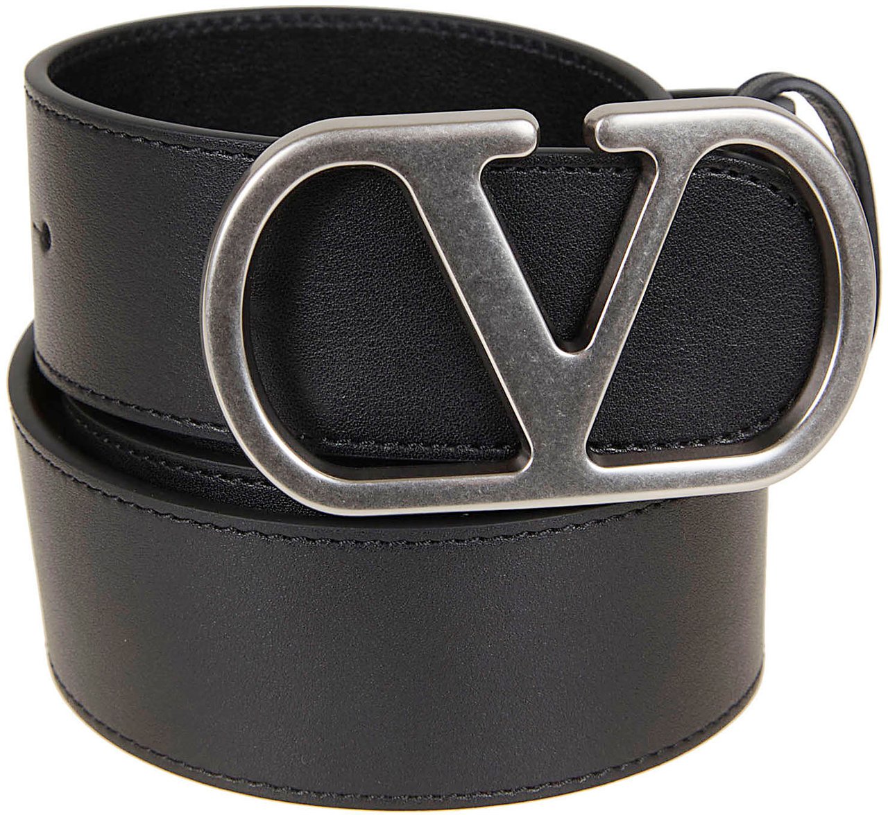 VALENTINO GARAVANI BELT H. 40 V LOGO SIGNATURE Zwart