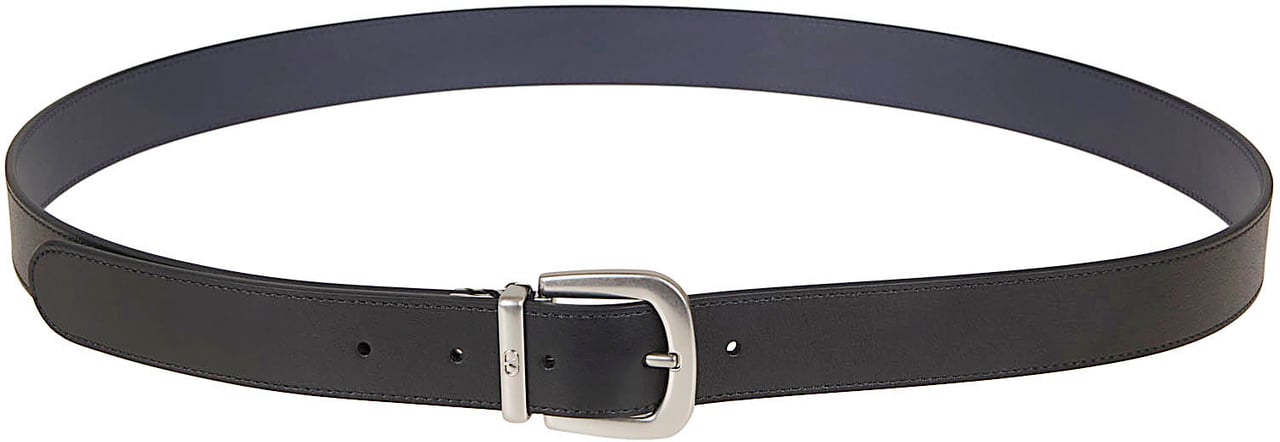 VALENTINO GARAVANI REVERSIBLE BUCKLE BELT H. 30 MINI VLOGO SIGNATURE Zwart