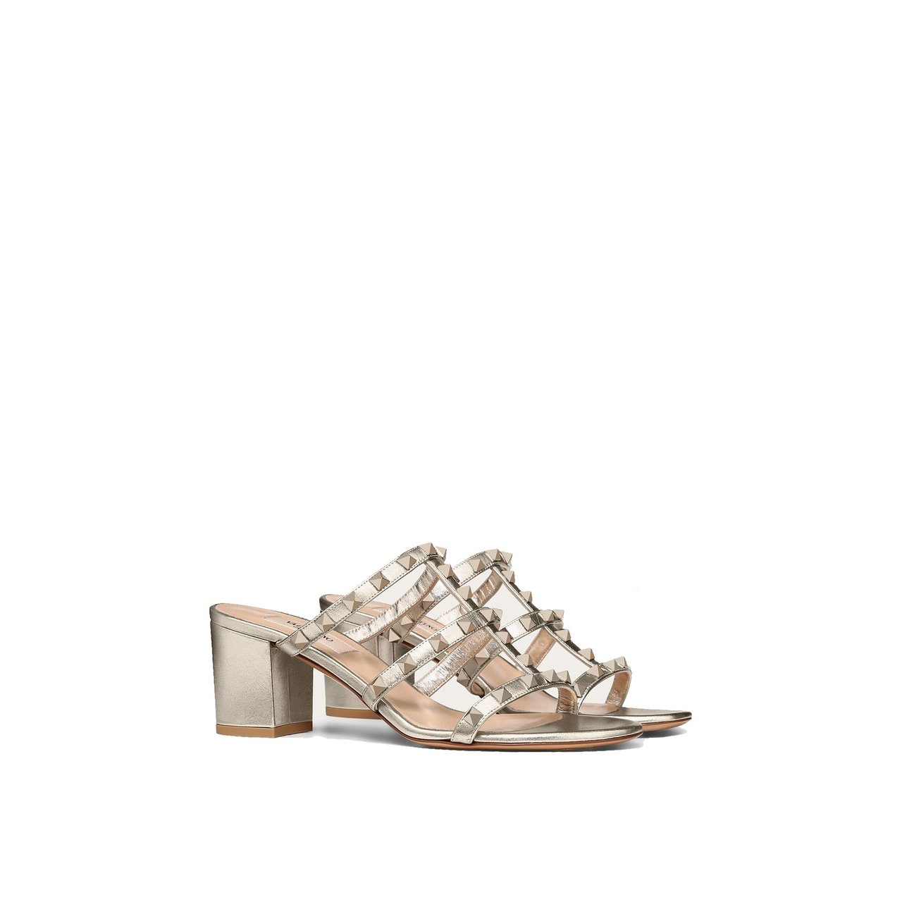 Valentino Garavani Valentino Garavani Rockstud Mules Goud