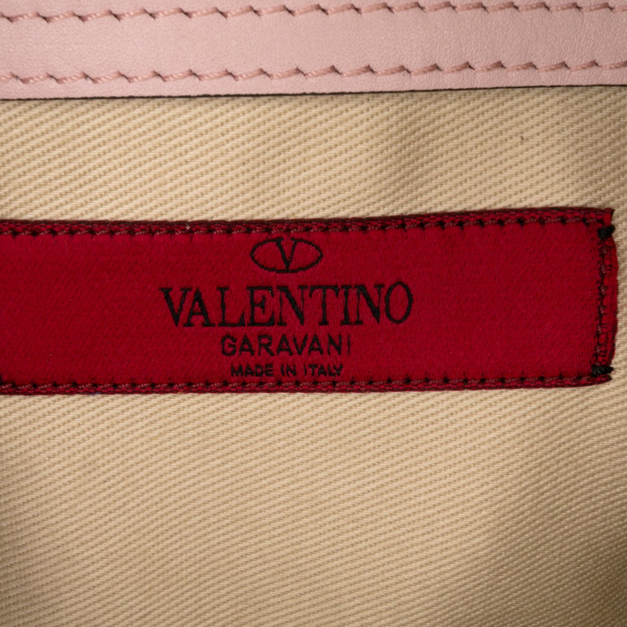Valentino Medium Calfskin Rockstud Glam Lock Crossbody Roze