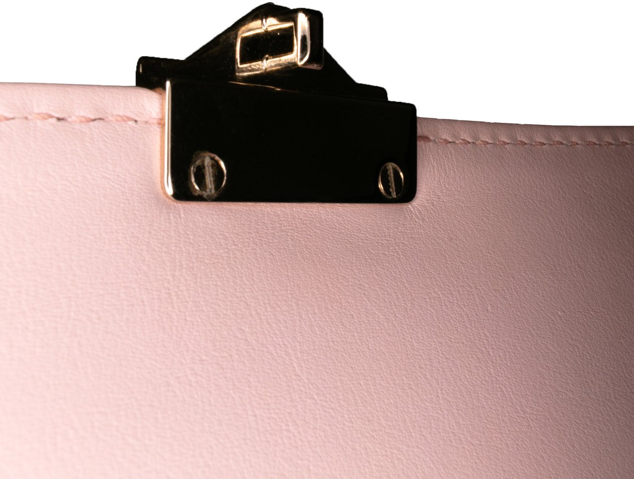 Valentino Medium Calfskin Rockstud Glam Lock Crossbody Roze