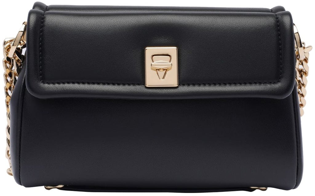 Valentino Valentino Garavani Vlogo Locker Shoulder Bag Zwart