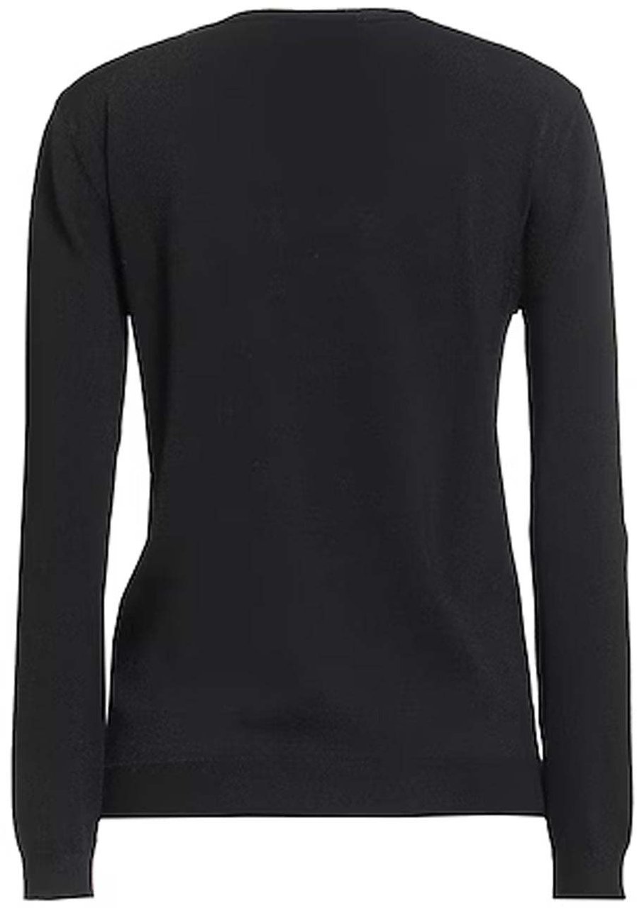Valentino Valentino Garavani Logo Pullover Zwart