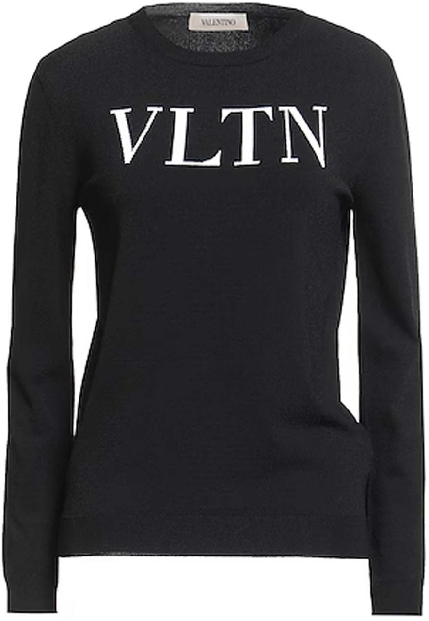 Valentino Valentino Garavani Logo Pullover Zwart