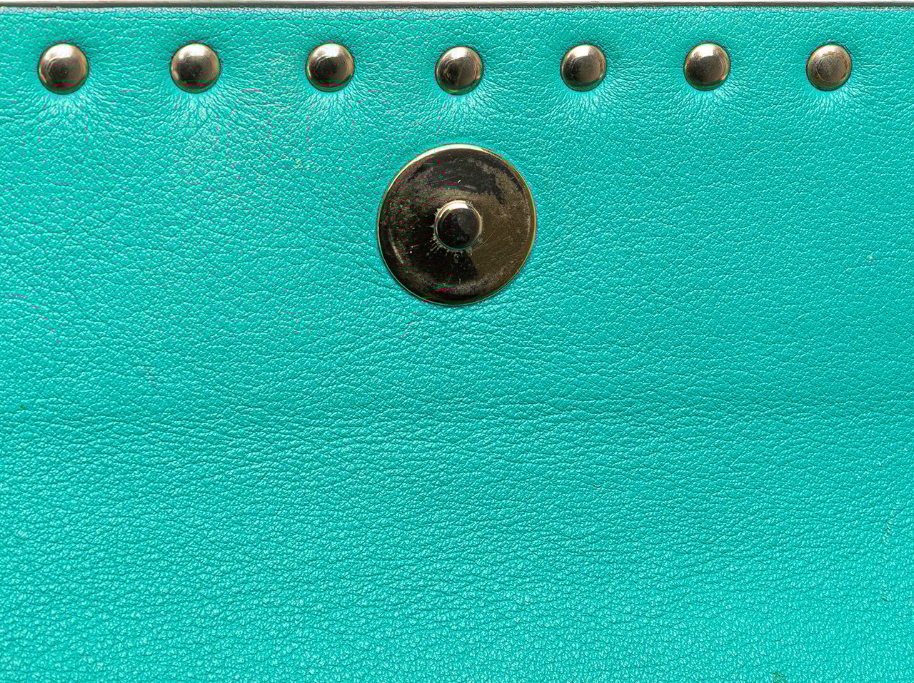 Valentino Nappa Rockstud Bangle Clutch Blauw