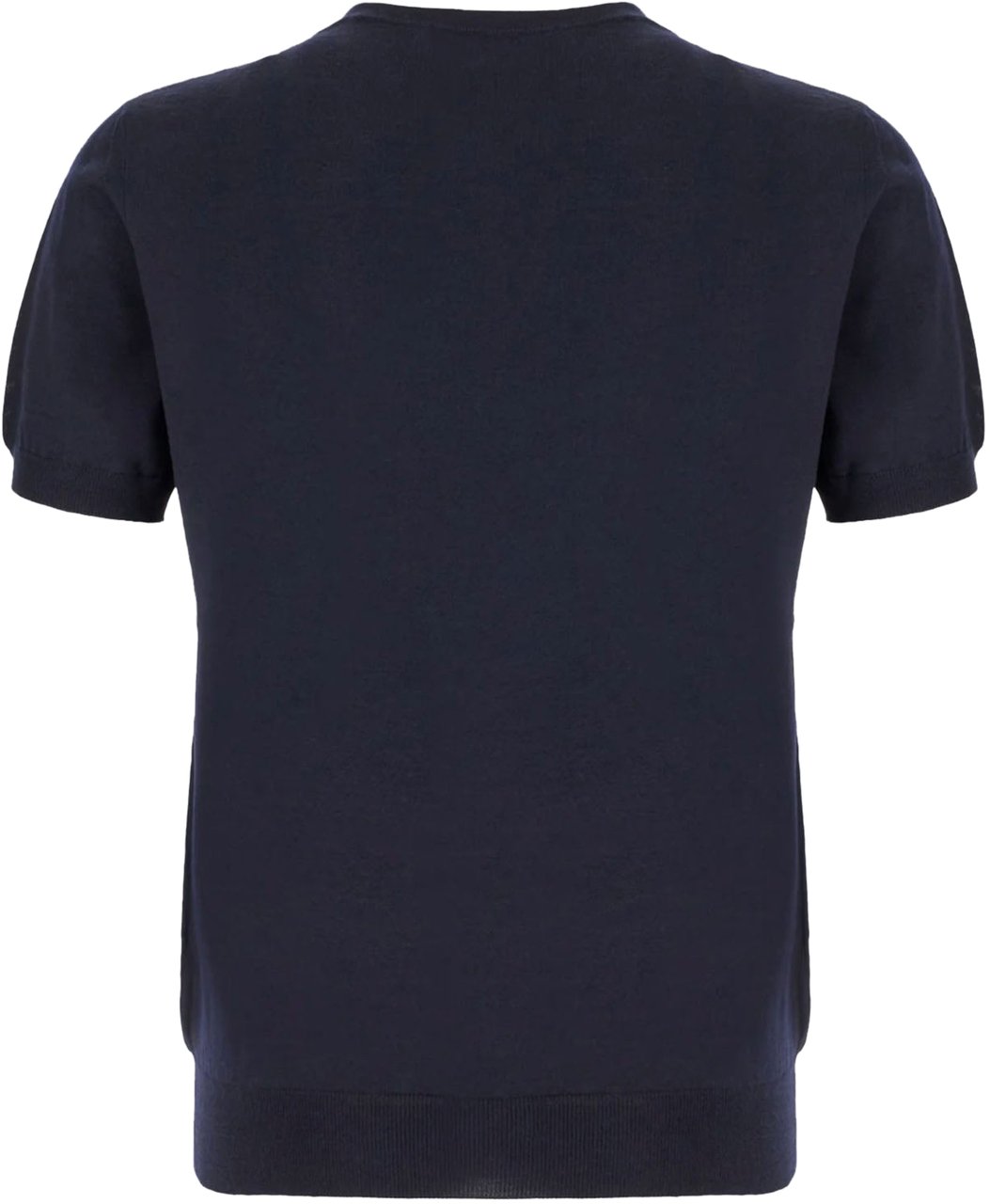 Valentino SHORT SLEEVE KNITWEAR VLOGO SIGNATURE NAVY Blauw