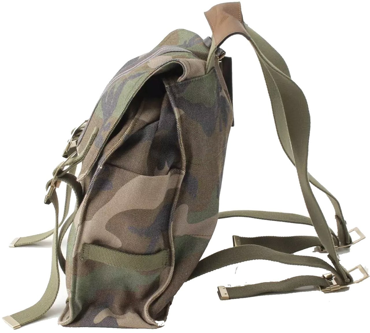 Valentino Valentino Military Canvas Backpack Groen