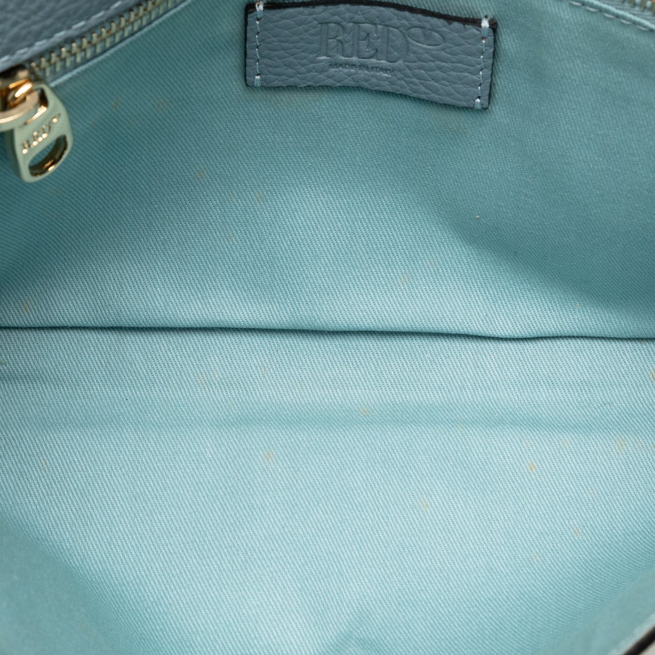 Valentino Leather Star Studded Crossbody Blauw
