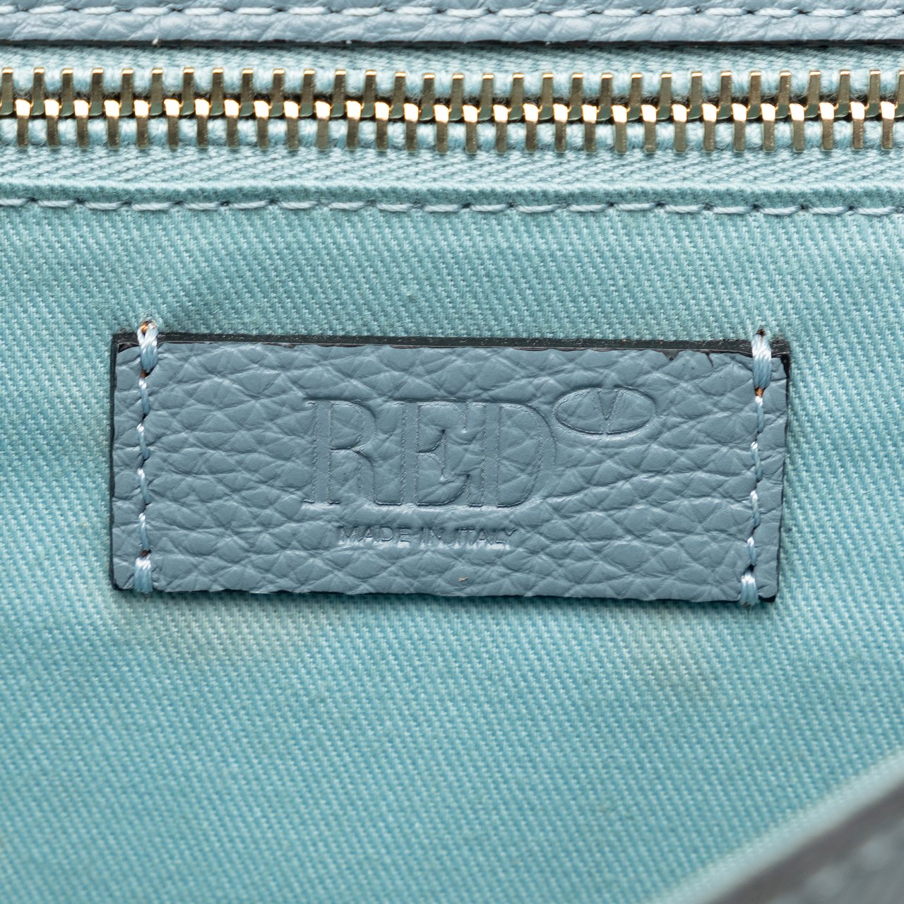 Valentino Leather Star Studded Crossbody Blauw