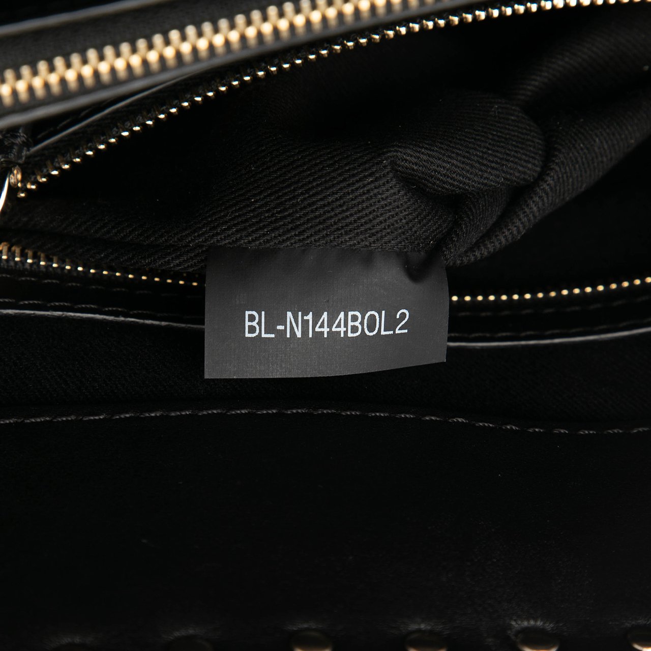 Valentino Leather Rockstud Convertible Tote Zwart