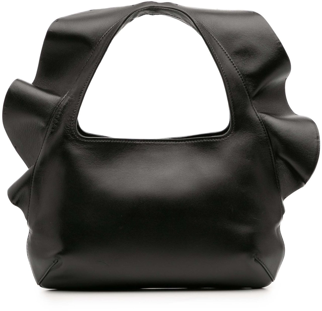 Valentino Small Nappa Atelier 04 Rouches Edition Hobo Zwart