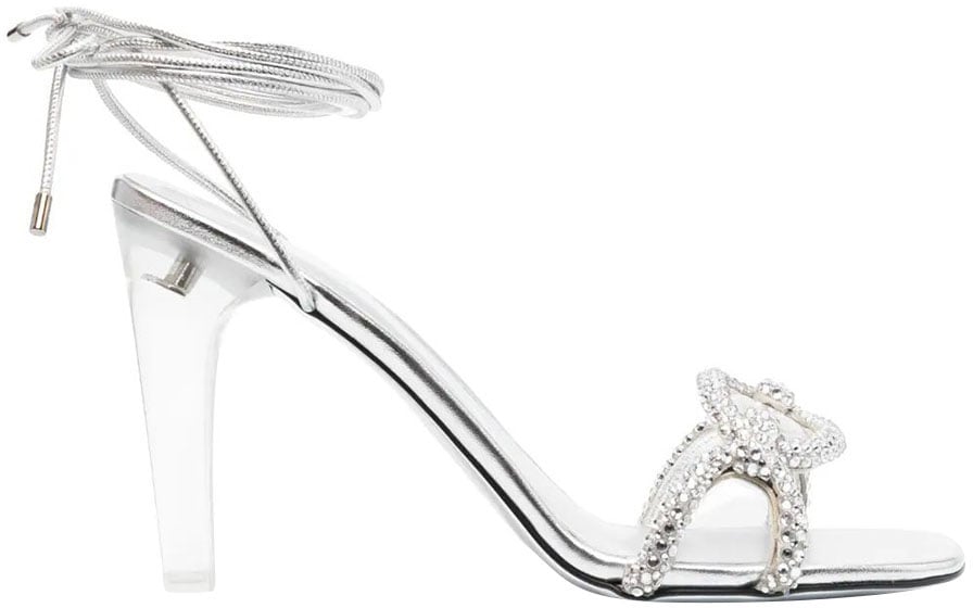 Valentino Sandal Silver Zilver