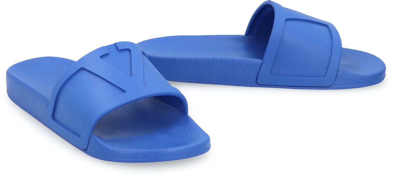 Valentino Coolside Rubber slides Blauw