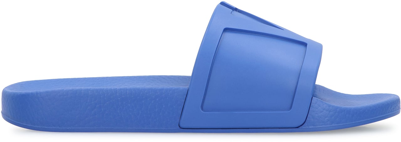 Valentino Coolside Rubber slides Blauw