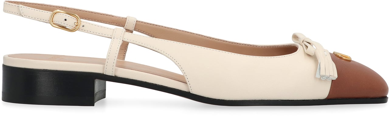 Valentino Valet Du Roi slingback ballet flats Wit