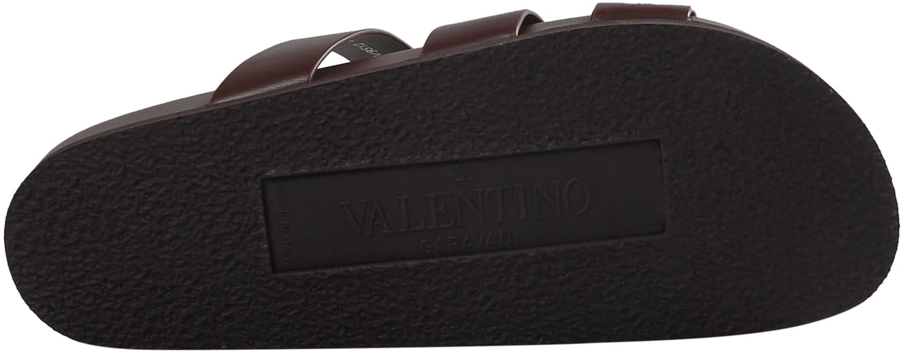 Valentino STUDSHIELD SANDALEN Bruin