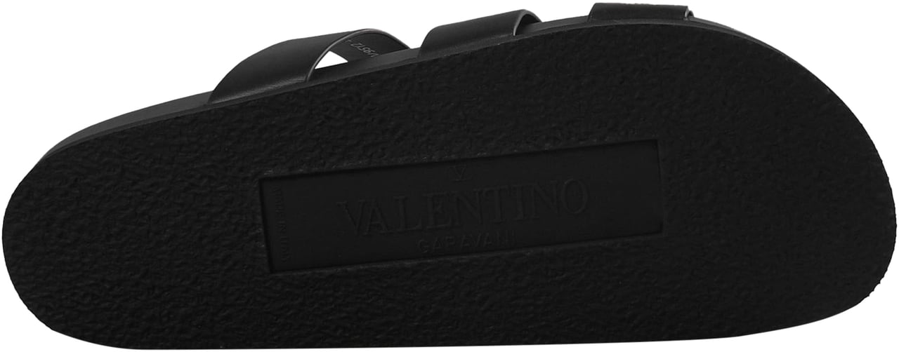 Valentino STUDSHIELD SANDALEN Zwart