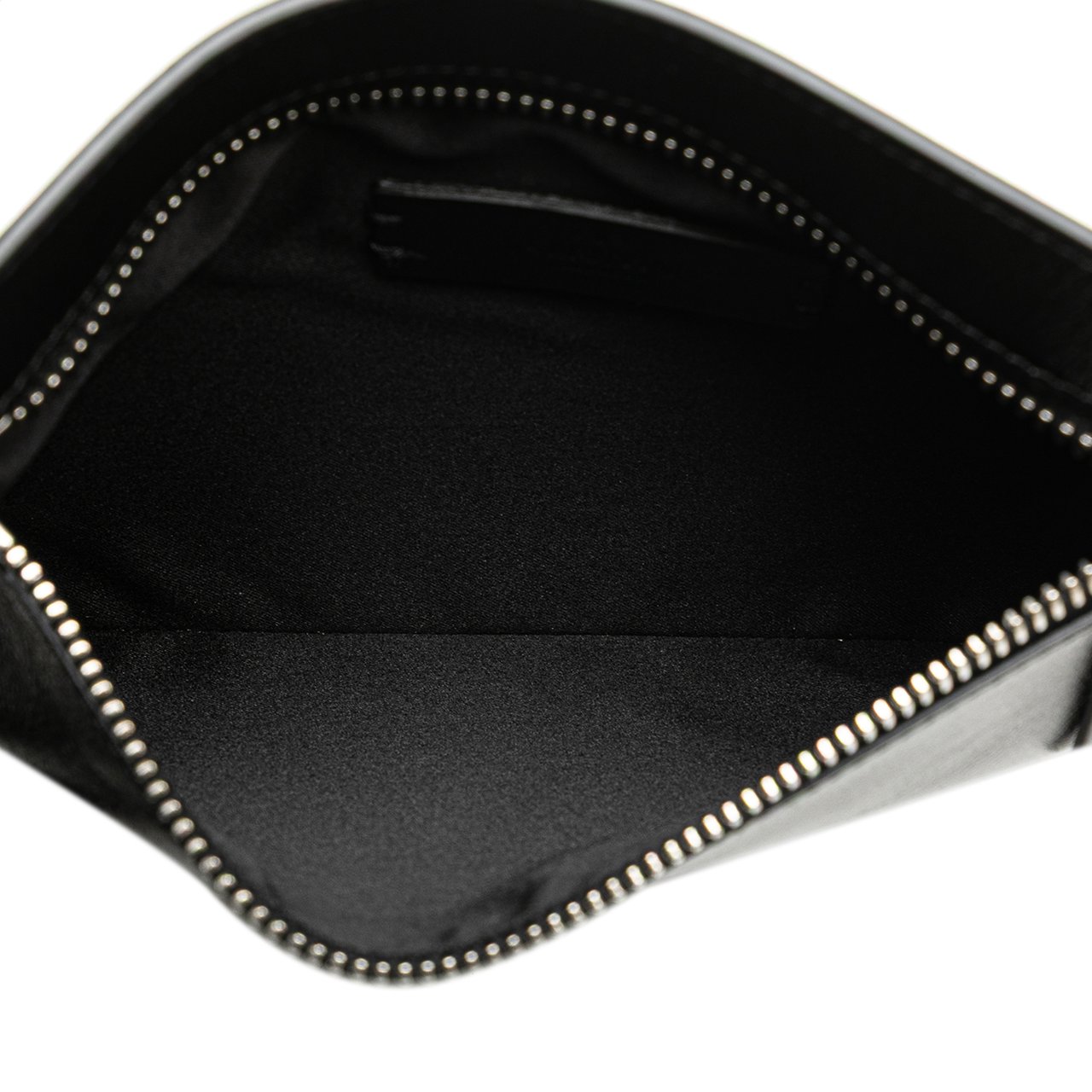 Valentino Leather VRing Neck Pouch Zwart