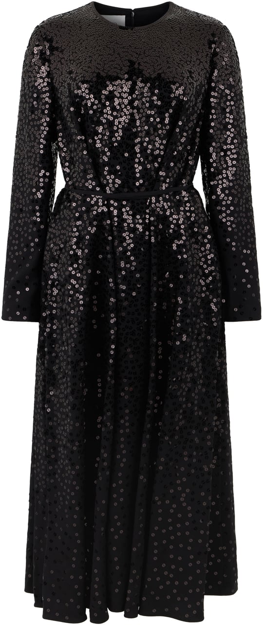 Valentino Dress with sequins Zwart