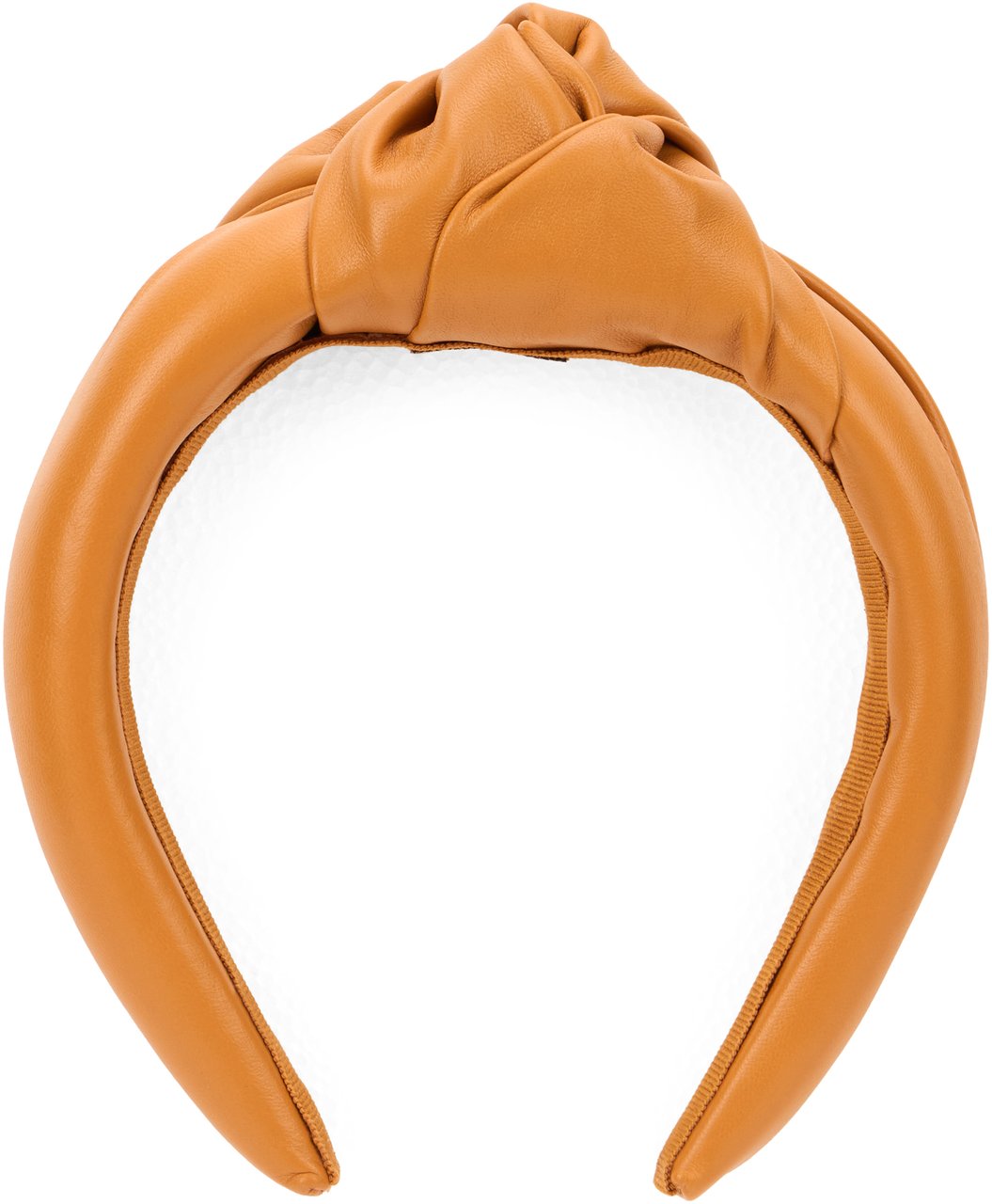 Valentino Camel colored headband with a knot in an elegant and versatile design. Lichtblauw