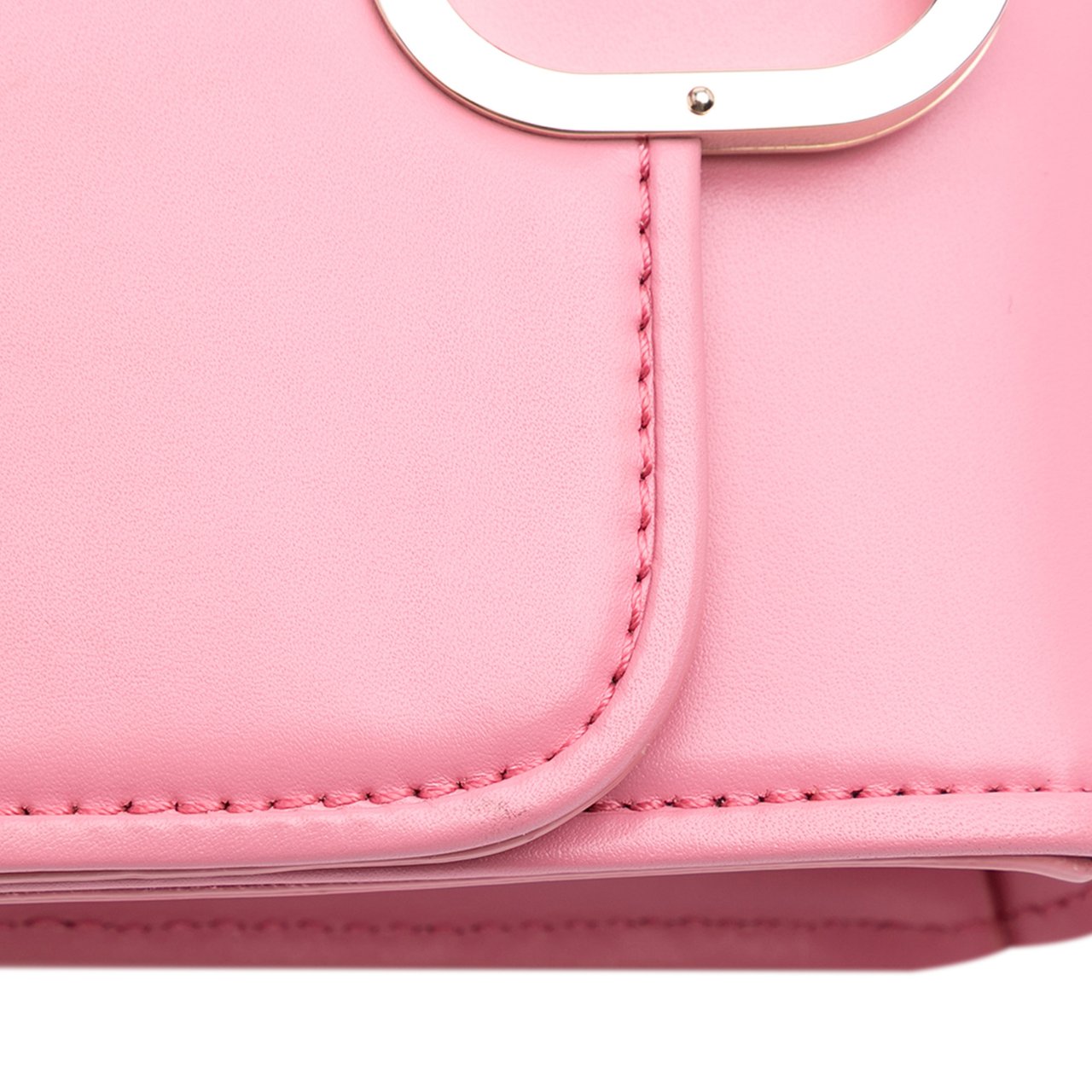 Valentino Small Leather VLogo Type Crossbody Roze