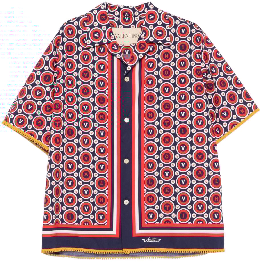 Valentino Shirts Blue Blauw
