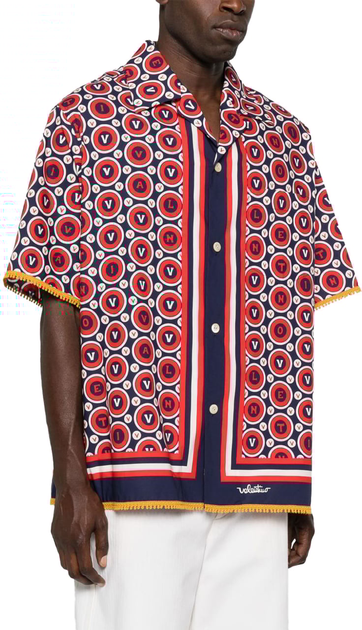 Valentino Shirts Blue Blauw