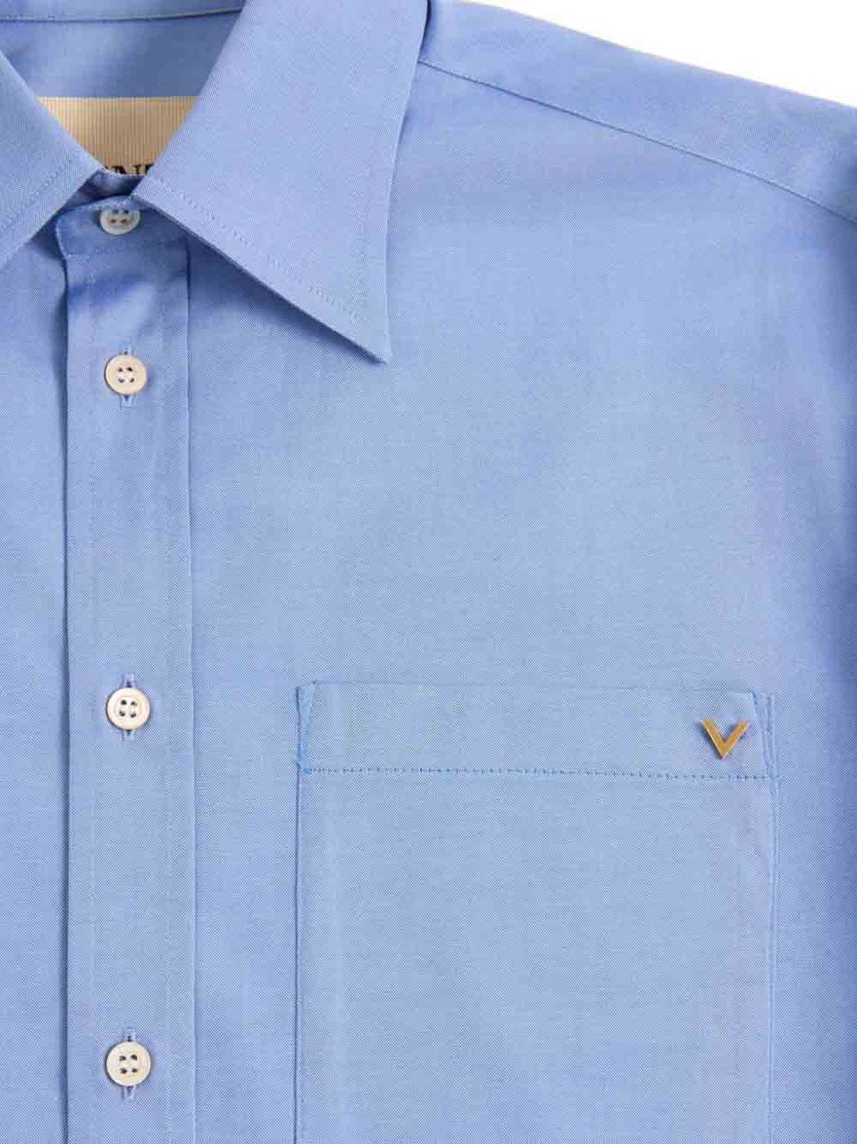Valentino Shirts Light Blue Lichtblauw