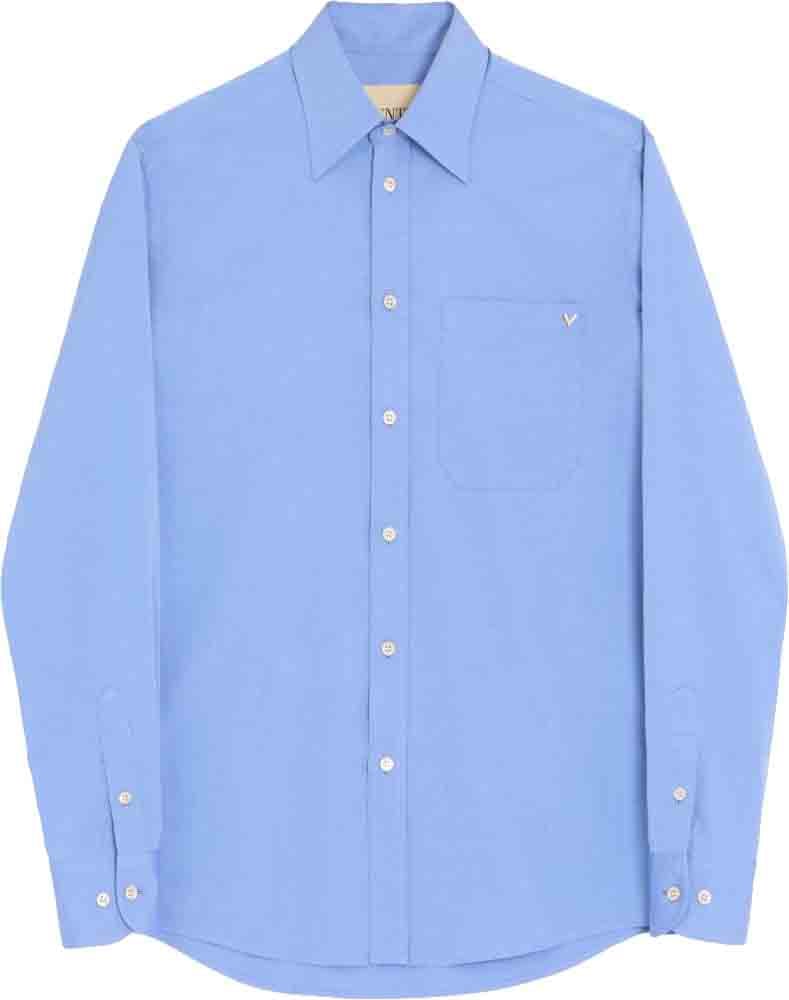 Valentino Shirts Light Blue Lichtblauw