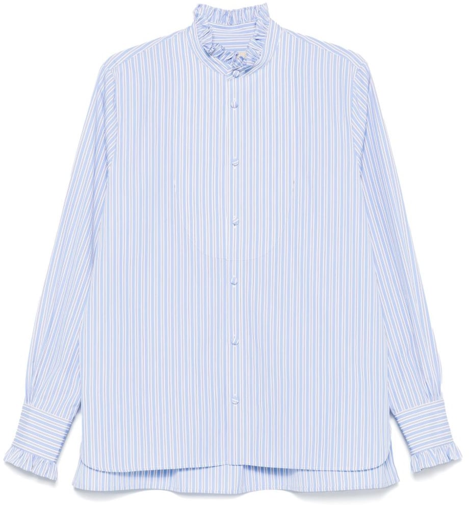 Valentino Shirts Clear Blue Blauw