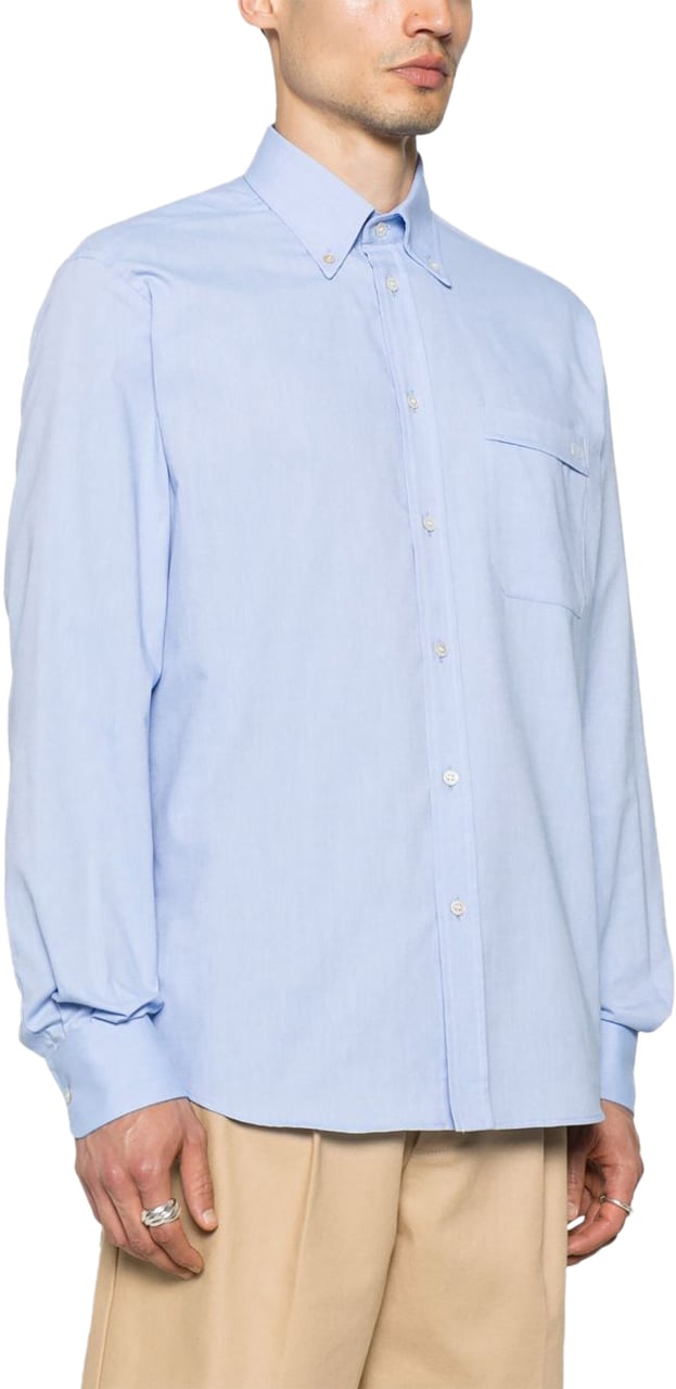 Valentino Shirts Clear Blue Blauw