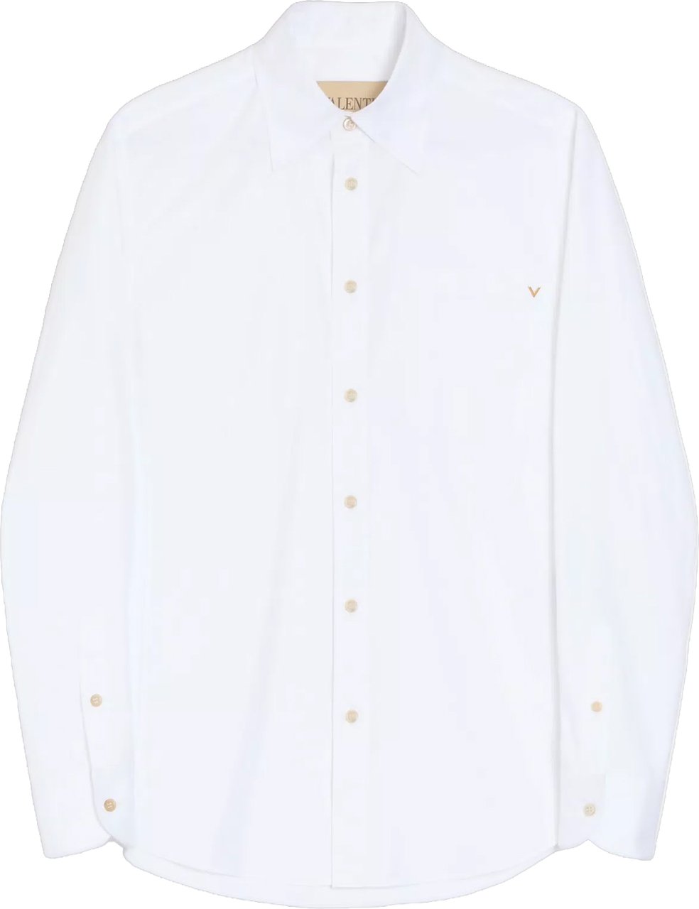 Valentino VGOLD LIGHTWEIGHT OXFORD SHIRT Wit