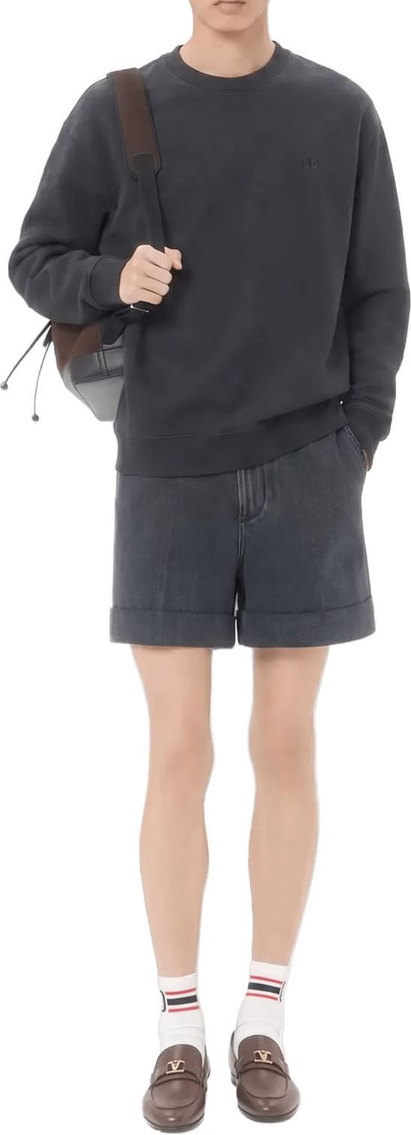 Valentino VLOGO SIGNATURE SWEATER Donkergrijs