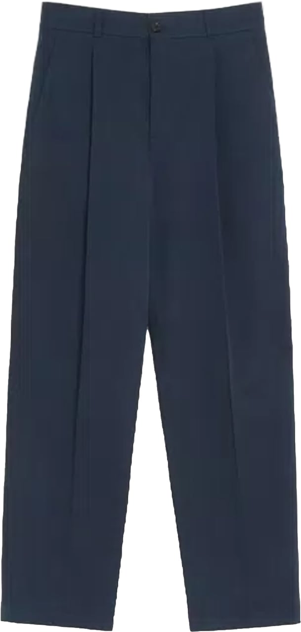 Valentino VLOGO SIGNATURE LANA MOHAIR PANTS Navy