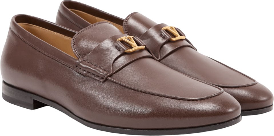 Valentino VLOGO SIGNATURE LOAFERS Zwart