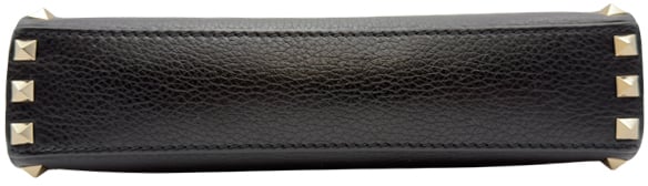 Valentino Valentino Rockstud Shoulder Bag - black Zwart