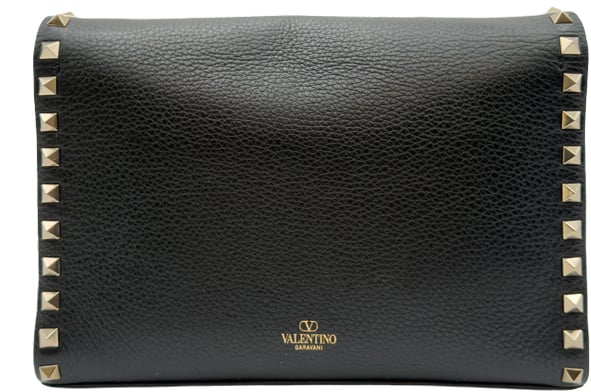 Valentino Valentino Rockstud Shoulder Bag - black Zwart