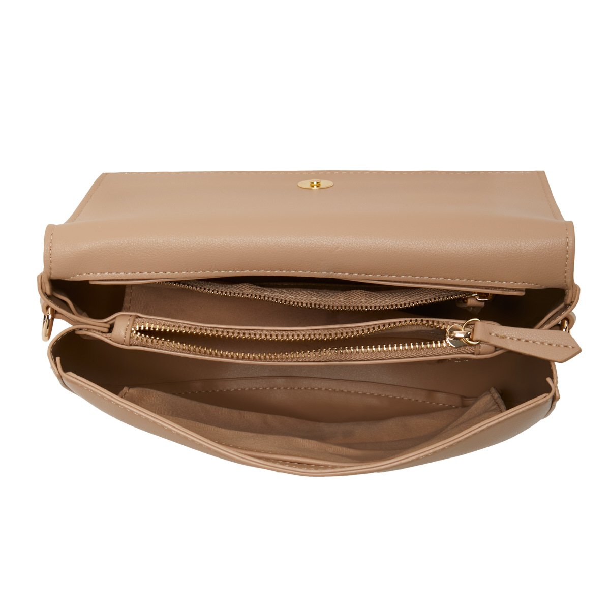 Valentino Bigs Crossbody Tas Beige