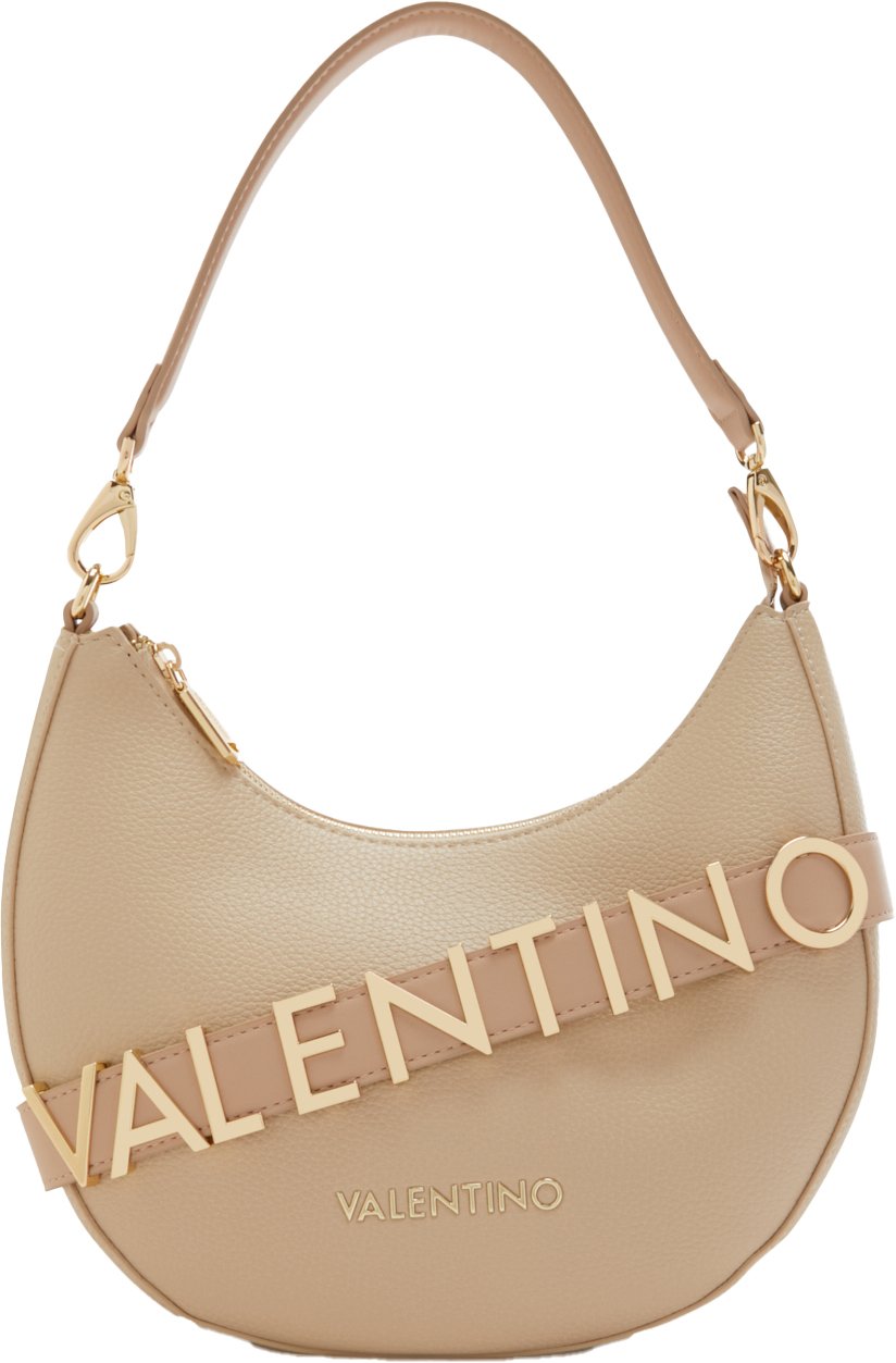 Valentino Alexia Kunstleer Schoudertas Beige