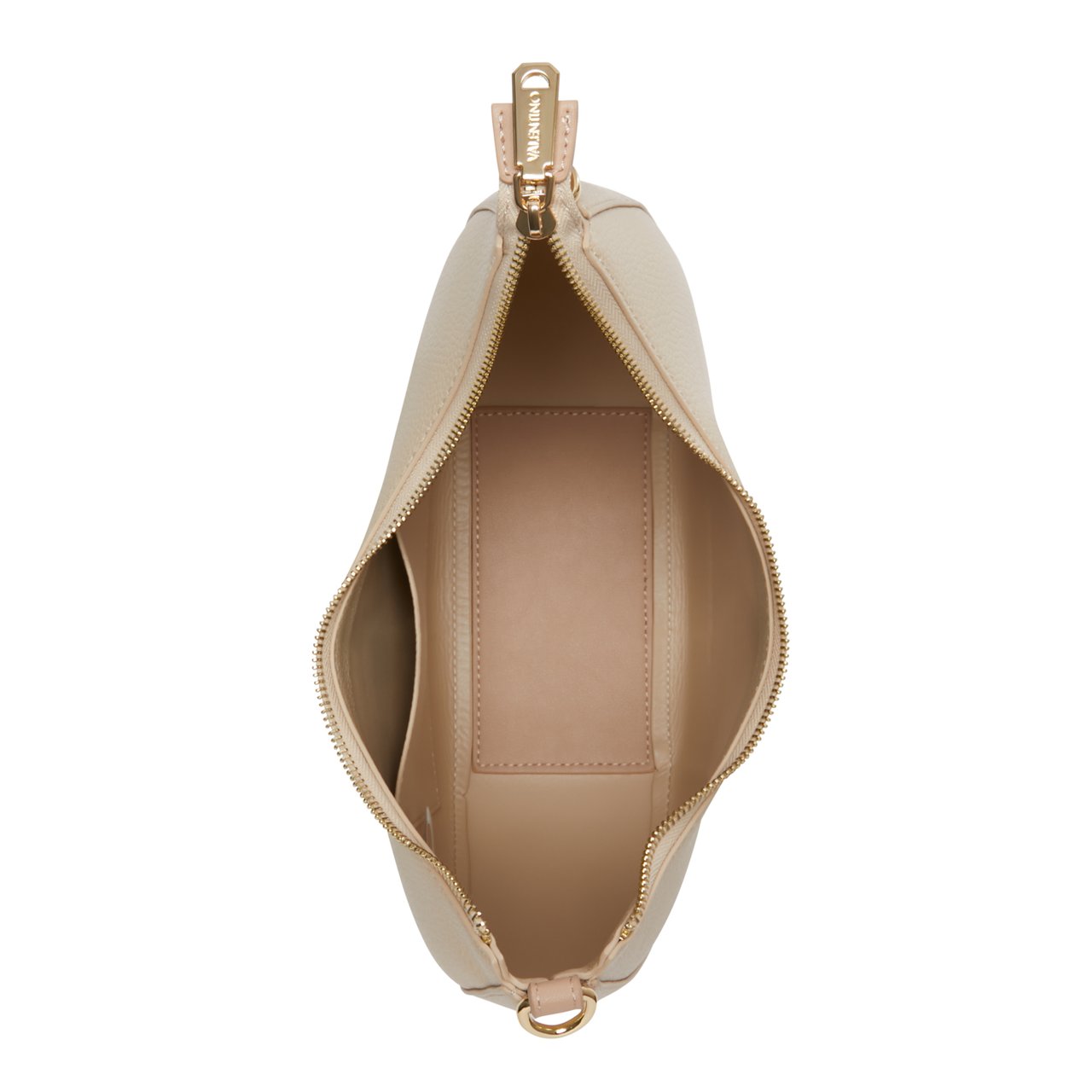Valentino Alexia Kunstleer Schoudertas Beige